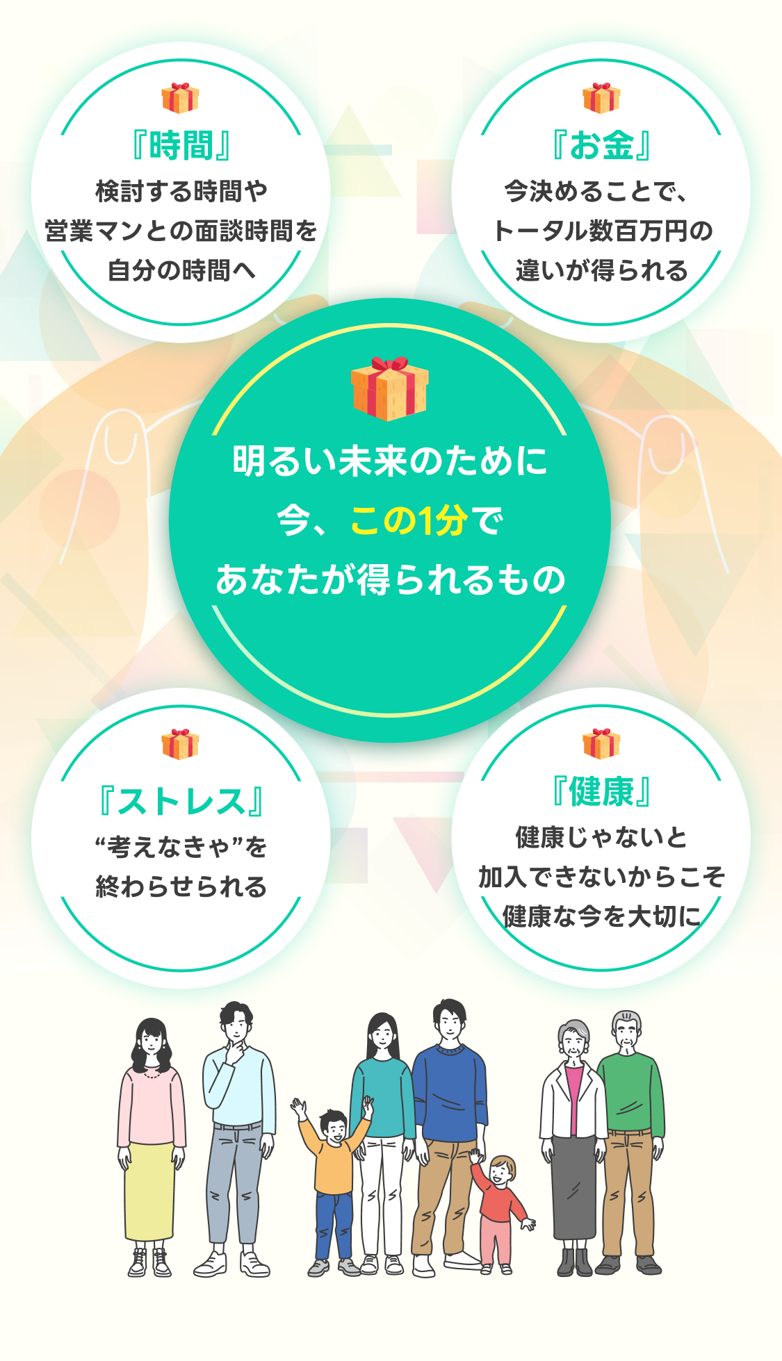 明るい未来のために今、この1分であなたが得られるもの